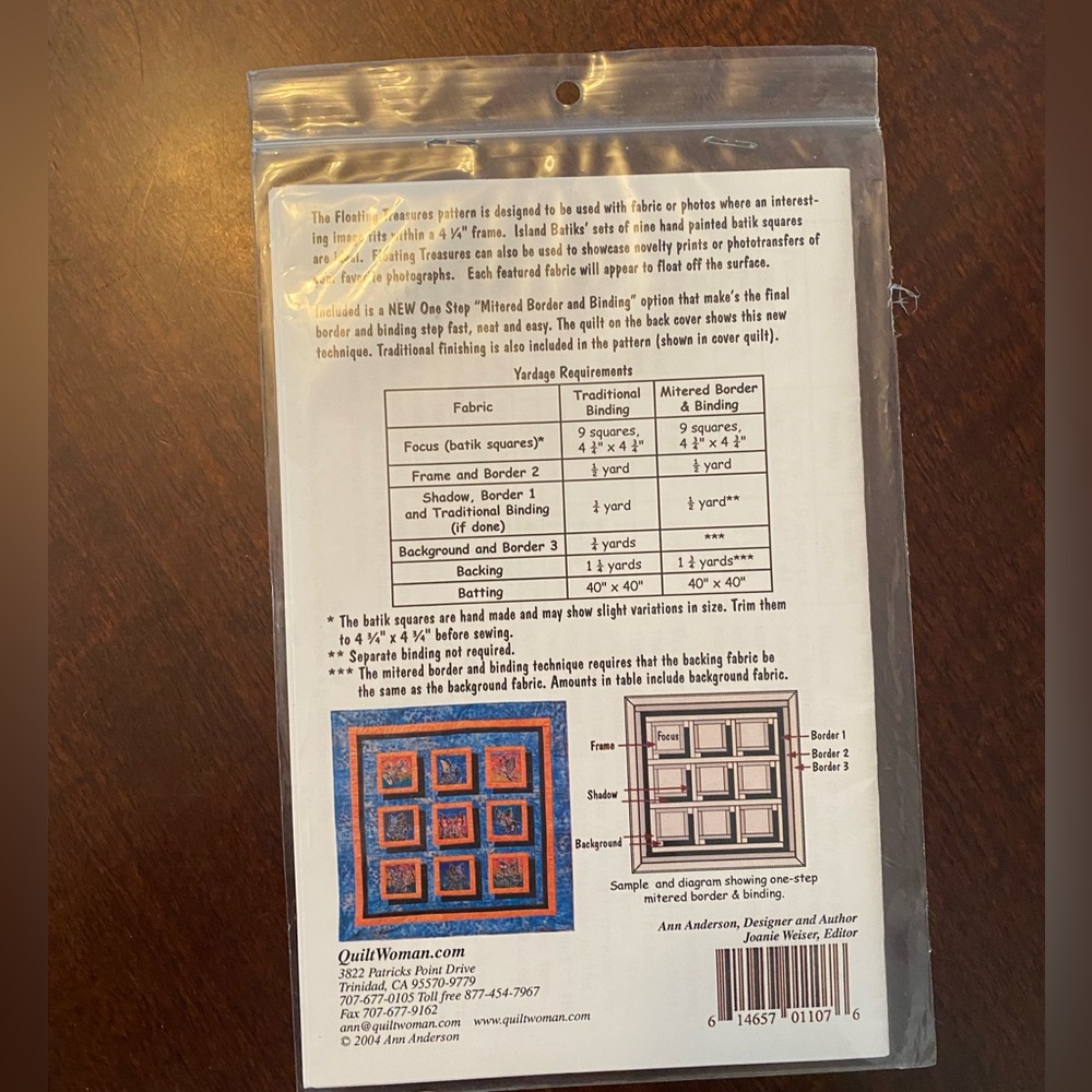 ⛱️ Floating Treasure Quilt Pattern - Picture 3 of 3